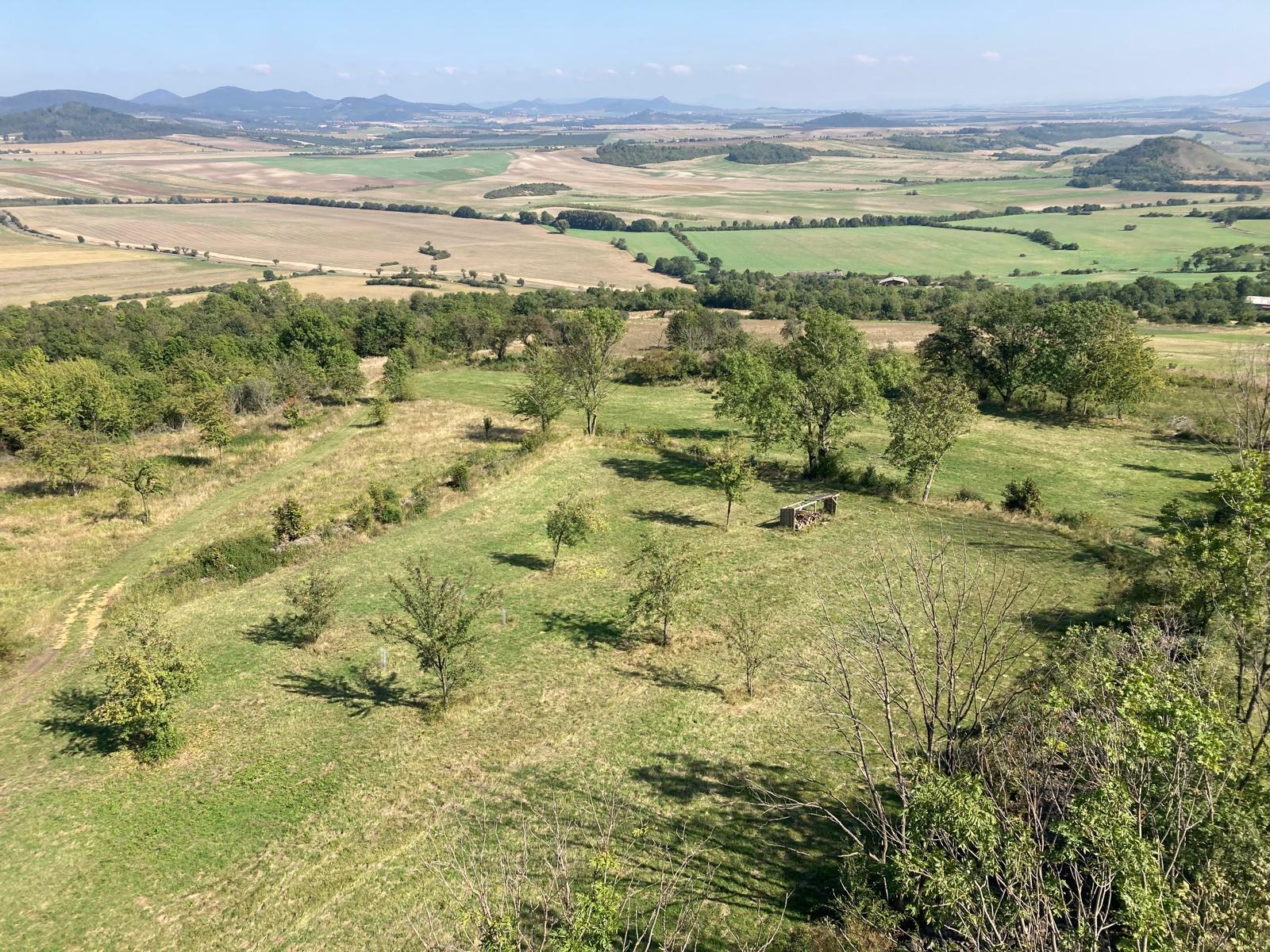 Pohled do krajiny z vrcholu